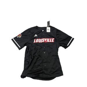 NWT NEW Men's Adidas Louisville Cardinals Replica ACC Baseball Jersey Med $100